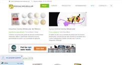 Desktop Screenshot of cocina-molecular.com